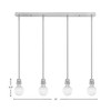 Toltec Lighting Edge 4 - Light Chandelier in  Brushed Nickel - 2 of 2