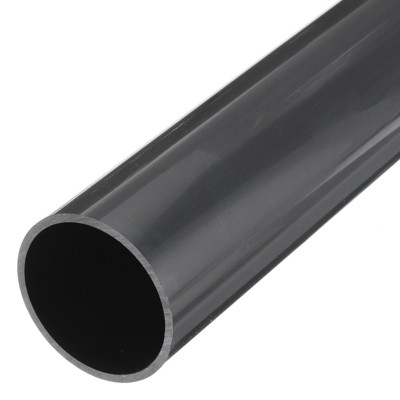 Unique Bargains High Impact Water Plumb Cable Sleeve PVC Rigid Round Pipes 20" Length