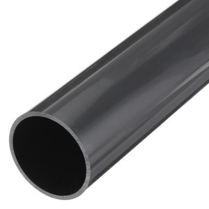 Unique Bargains High Impact Water Plumb Cable Sleeve PVC Rigid Round Pipes 20" Length - 1 of 4