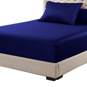 Egyptian Linens Fitted Sheet Only - 100% Bamboo Viscose - 1 of 4