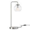 Modway Silo Glass Globe Table Lamp - Modern Metal and Glass Accent Lamp with Sculpted Base for Living Room or Desk - 4 of 4