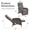 Outdoor Adjustable Reclining Patio Lounge Chair - 2 of 4