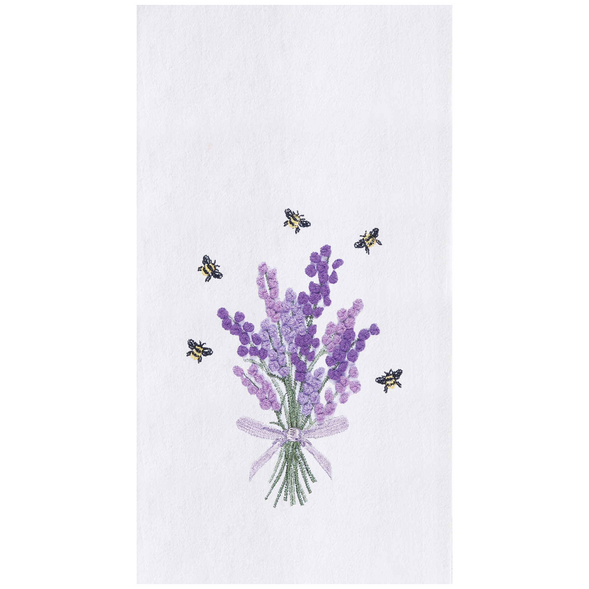 C&F Home Lavender Bee Bouquet 100% Cotton Handtowel