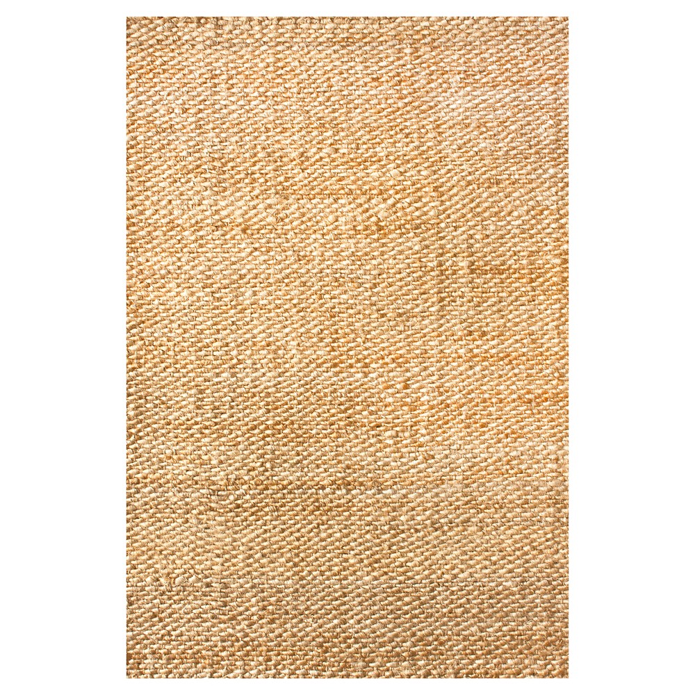 3'x5' Hand Woven Hailey Jute Area Rug Natural - nuLOOM