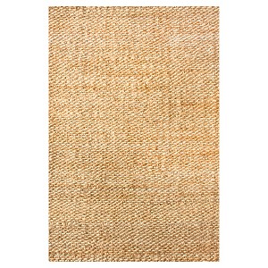 nuLOOM Hand Woven Hailey Jute Accent Rug - Off-White (3