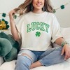 Simply Sage Market Women's Lucky Clover Distressed Short Sleeve Garment Dyed Tee - 2 of 4