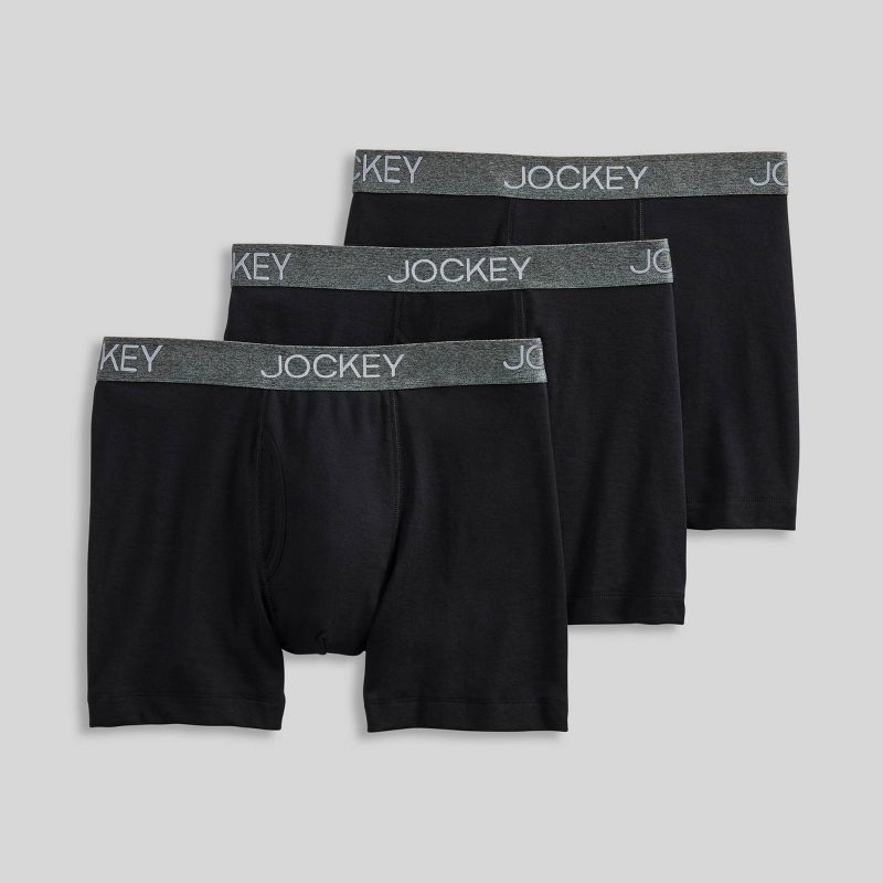 Jockey Generation™ Men's Stay New® Cotton Boxer Briefs 3pk, 4 of 7