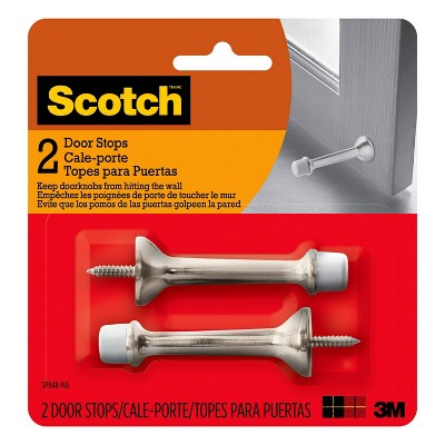 Photo 3 of  BUNDLE OF MISC, ITEMS( 7 ITEMS)Extremely Strong Mounting Strips, 1 in. x 3 in 1 in. x 3 in & 2 Scotch 3 Door Stops Satin Nickel