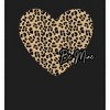 V Day Cheetah Heart Be Mine Long Sleeve Adult Hooded Sweatshirt - 2 of 2