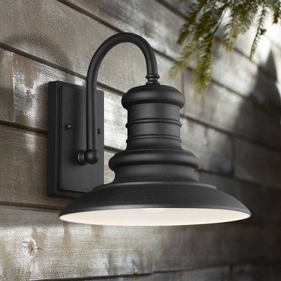 Textured Black Bronze Direct Wired Electric Outdoor Sconce