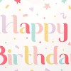 Medium Birthday Gift Bag with Glitter - Spritz™: Multicolor Typography, Paper, 12.75" Height, 10" Width - 4 of 4