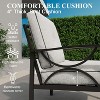 Heynemo Outdoor Patio Furniture Set, 2 Piece Patio Conversation Set, Metal Furniture Set with 3 seat Sofa - 2 of 4