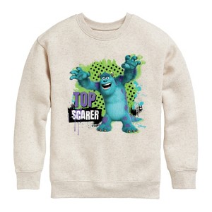 Boys' - Disney - Top Scarer Graphic Long Sleeve Fleece Sweatshirt - 1 of 4