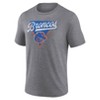 NCAA Boise State Broncos Men's Gray Triblend T-Shirt - 2 of 3