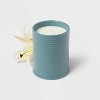 14oz Ceramic Ribbed Jar Candle Jade Waters - Threshold™ - 3 of 4