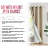 HLC.ME Dakota 100% Blackout Thick Thermal Insulated Energy Efficient Heat Blocking Curtains Grommet Panels, Set of 2 - 3 of 4