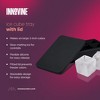 Innovine Silicone Ice Cube Tray with Lid, Makes Six 2-Inch Cubes, Easy Cleaning, Flexible and Stackable Design, Home Bar Accessories, Set of 1 - 2 of 4