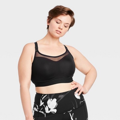 target plus size sports bra