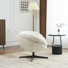 NicBex Swivel Chair Accent Chair with Removable Cushion Comfy Chair Living Room Chair for Reading Room, Bedroom, Office - 2 of 4