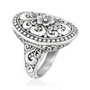 Ross-Simons Sterling Silver Bali-Style Floral Filigree Ring - 3 of 4