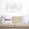 Pavilion Gift Company - Lake - 12" x 15" Embroidered Plaques (Set of 2) - Wall Sign Panels - 3 of 4