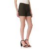 Rekucci Women's Stretch Cotton Blend Cuffed Chino Shorts – Classic Mid-Rise with Pockets - 2 of 3