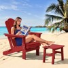Hyleory HDPE Portable Ottoman,Ergonomic Curved Outdoor Stool - 4 of 4