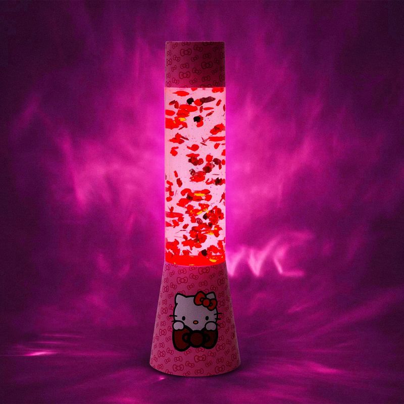 Ukonic Sanrio Hello Kitty Glitter Motion Mood Light | 12 Inches Tall, 2 of 10