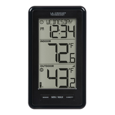 Wireless Thermometer with Outdoor Temperature and Humidity Sensor