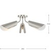 Progress Lighting Cornett 3-Light Flush Mount, Brushed Nickel, Metal Reflector Shades - 4 of 4
