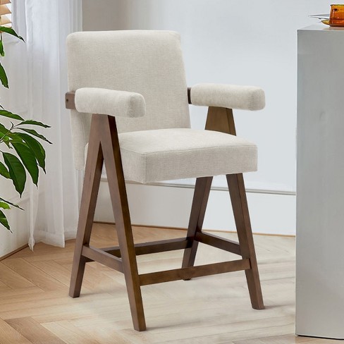 Wood back counter discount stools