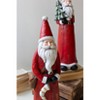 Set of 2 Glittered Resin Santa Decorations Multicolored – 29 Inch by Kalalou - 2 of 3