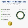 Avery Round Cards, 2" Diameter, Gold-Teal Berries, Matte, 120ct - 2 of 4