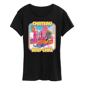 Women's - Barbie - Retro Chateau And Chill-Women's Short Sleeve Graphic T-Shirt Short Sleeve Graphic T-Shirt - 1 of 4