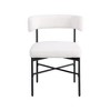 Meridian Furniture,Rivage Durable Linen Textured Fabric Dining Chair, Set of 2 - 3 of 4