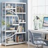 Hommoo 68.9" Bookcase with 9 Open Shelves White - 3 of 4