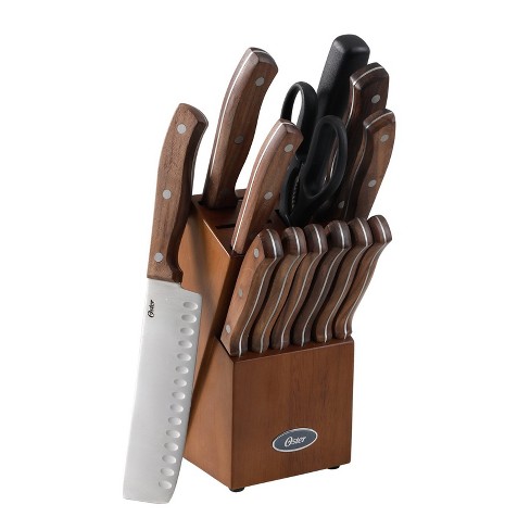 Cuisinart 14-Piece Triple Rivet Walnut Cutlery Block Set