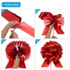 Unique Bargains Waterproof Lightweight Durable Indoor and Outdoor Use Gift Wrapping Bow Ribbon 20 Inch Black - 4 of 4