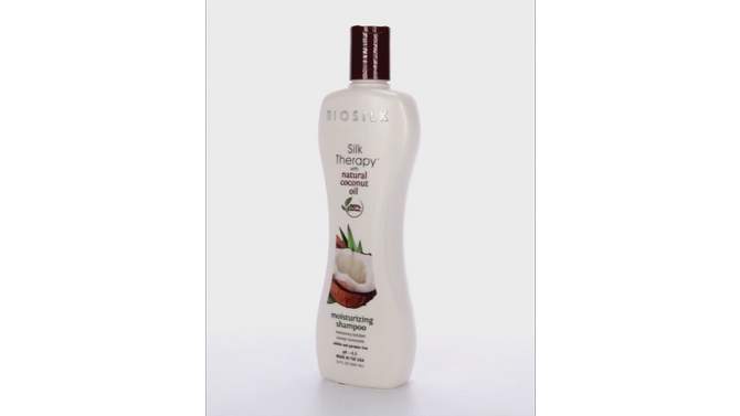 Biosilk Silk Therapy with Organic Coconut Oil Moisturizing Shampoo, 5 of 7, play video
