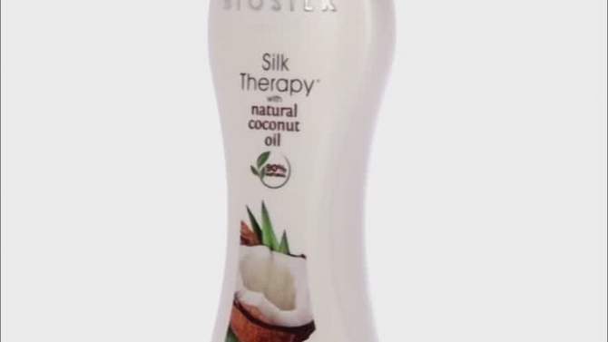 Biosilk Silk Therapy with Organic Coconut Oil Moisturizing Shampoo, 3 of 5, play video