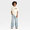 Boys' Chevy Oversized Short Sleeve Graphic T-Shirt - Cream - 4 of 4