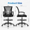 SUGIFT Ergonomic Office Chair Mesh Task Chair with Lumbar Support and Foot Ring - 3 of 4