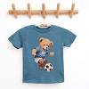 The Juniper Shop Watercolor Soccer Bear Youth Short Sleeve Tee - 2 of 4