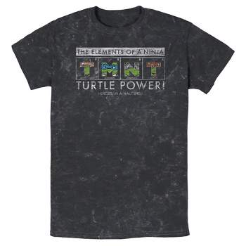 Men's Teenage Mutant Ninja Turtles Distressed The Elements of a Ninja T-Shirt
