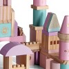 FAO Schwarz Medieval Princesses Wooden Castle Building Blocks Set - 75pc - 3 of 4