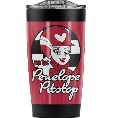 Wacky Races Penelope Pitstop Steel Tumbler 20oz Coffee Travel Mug