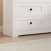 LIVAREEmlen Console Table with 7 Drawers, Suitable for Entyway, Living Room, Bedroom, White Color Farm Door - 4 of 4