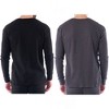 Alpine Swiss Mens Thermal Long Sleeve Top Underwear Crew Neck Shirt Waffle Knit Henley Base Layer - 3 of 4