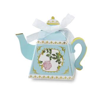Kate Aspen Tea Time Whimsy Teapot Favor Boxes (Set of 24)