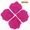 Unique Bargains Wedding Party Decoration Silk Artificial Flower Rose Petals 2''x2'' 5000 Pcs Purple&Red - 3 of 3